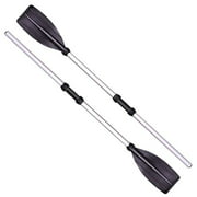 Pair 7  Foot Aluminium Boat Oars With Collars and soft hand grips c50104oar